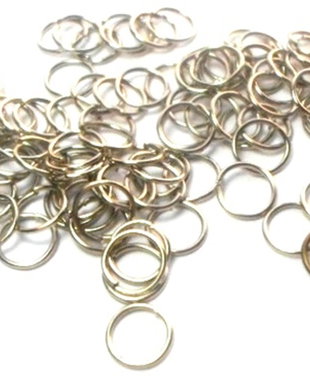 Zale argintiu inchis 5 mm