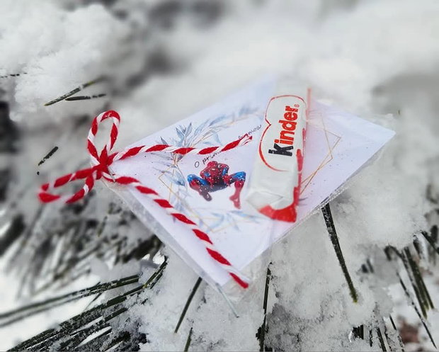 Mărțișor dulce, ciocolata kinder