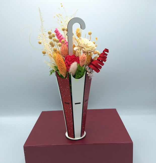 Buchet flori umbrela