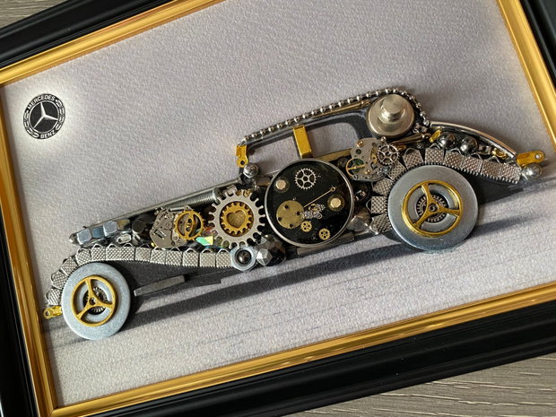 Mercedes Benz Cod M 676・Cadouri pentru prieteni・Industrial Decor Vintage・Idei de cadouri inedite・Cadouri de aniversare