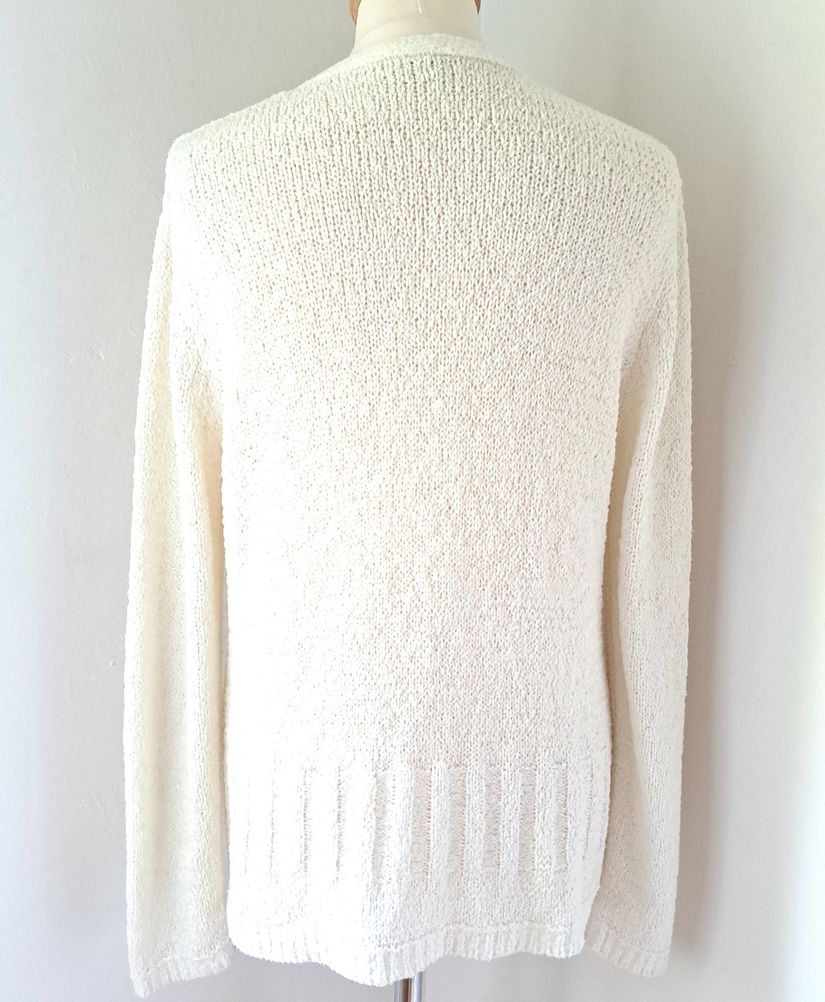 Vintage supersoft cardigan alb