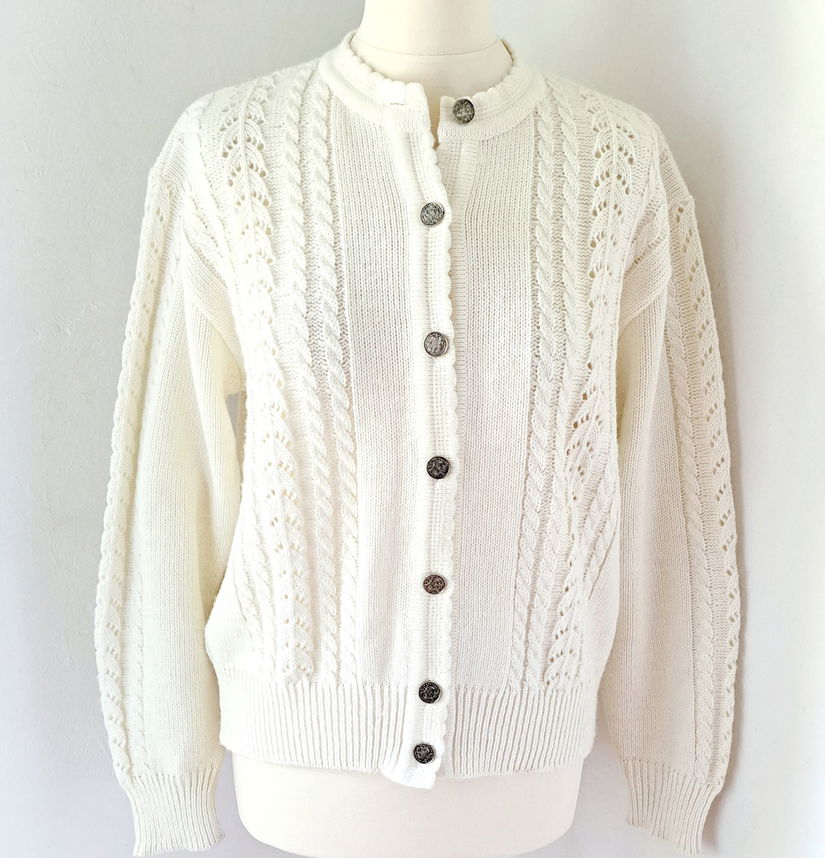 Vintage cardigan superb de lana