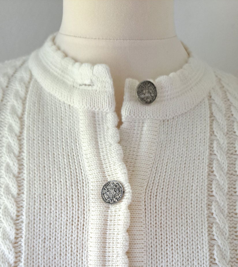 Vintage cardigan superb de lana