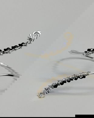 Bratara unicat , bratara argintata, bratara cu lapis lazuli, bratara reglabila