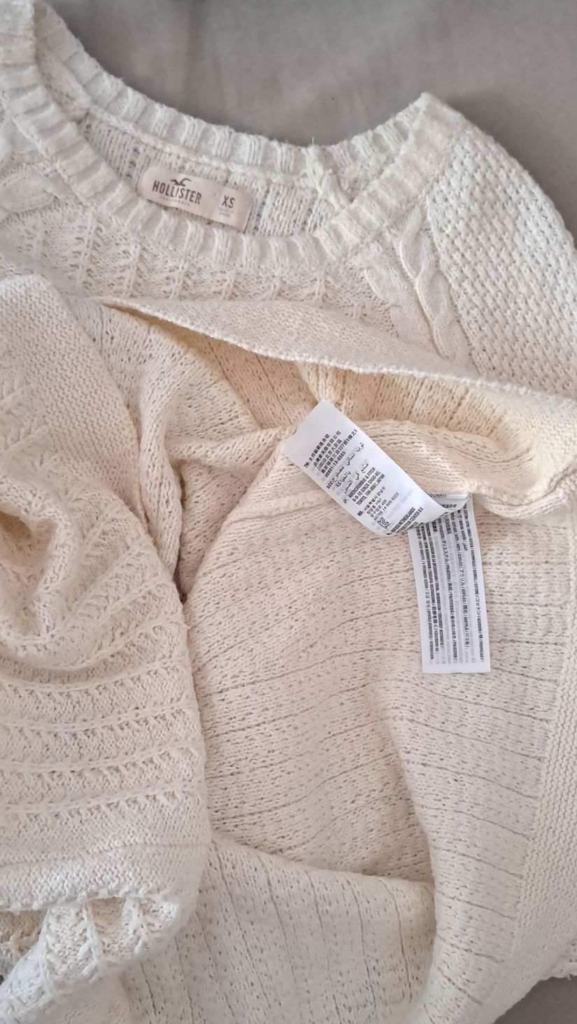 Hollister rochie beige mini de iarna