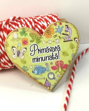 Martisor personalizat profesoara biologie