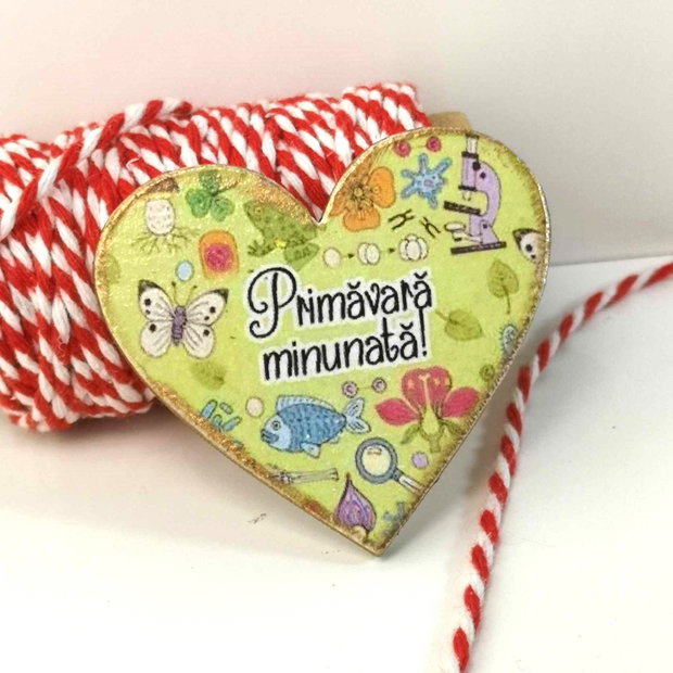Martisor personalizat profesoara biologie