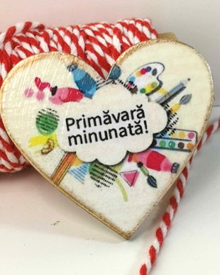 Martisor personalizat profesoara desen