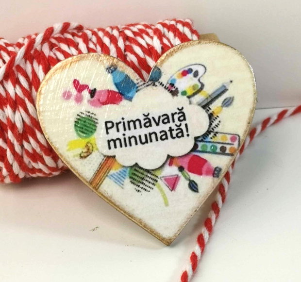 Martisor personalizat profesoara desen