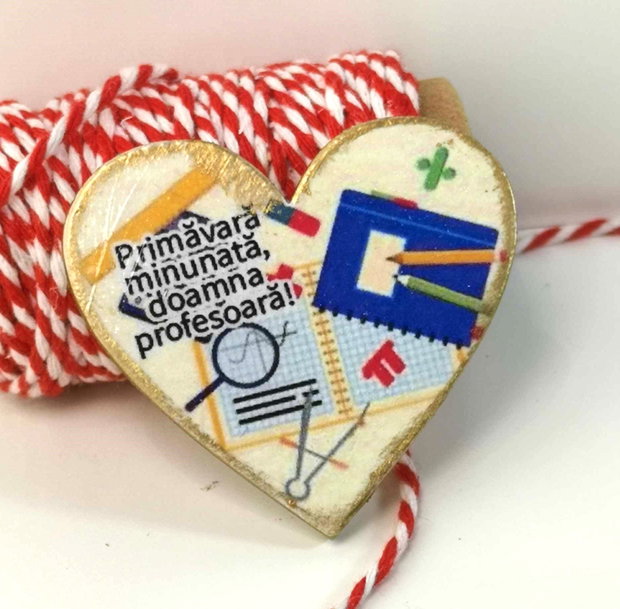 Martisor personalizat profesoara matematica