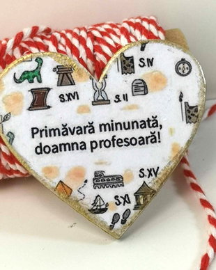 Martisoare personalizate profesoara istorie