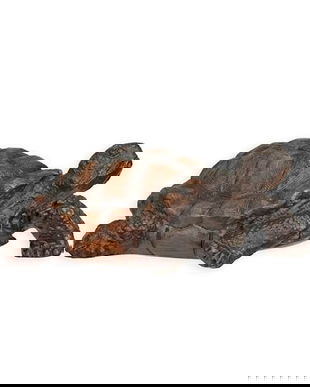 Broasca testoasa-statueta din bronz masiv