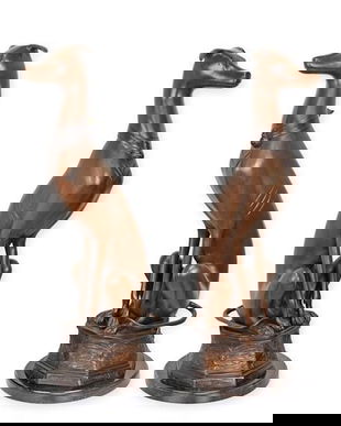 Ogari-statueta din bronz cu un soclu din marmura