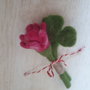 Brosa martisor trifoi
