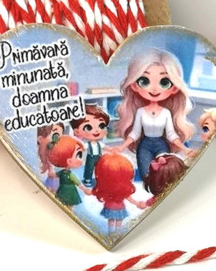 Martisor personalizat educatoare/ invatatoare