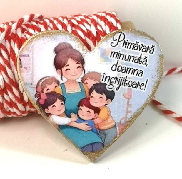Martisor personalizat ingrijitoare/ bucatareasa