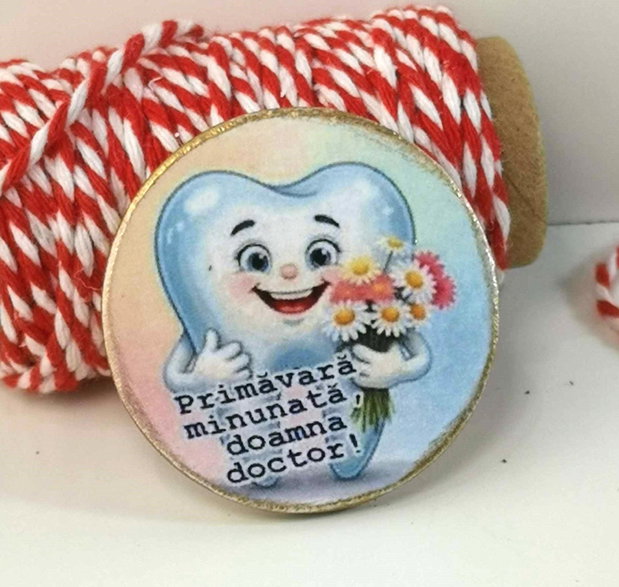 Martisor personalizat stomatolog/ dentist