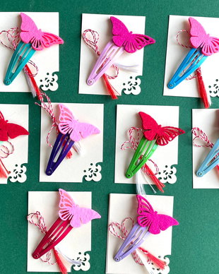 Martisor, clama fluturas din fetru