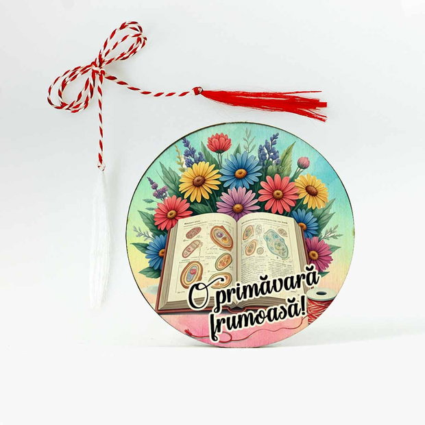 Martisor personalizat profesoara biologie