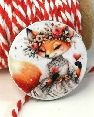 Martisor pentru copii, cu vulpita