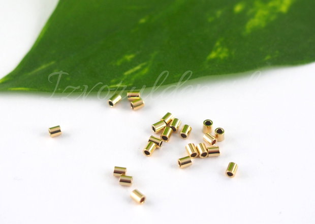 Crimp gold filled 14k, 1.6x2mm (1)