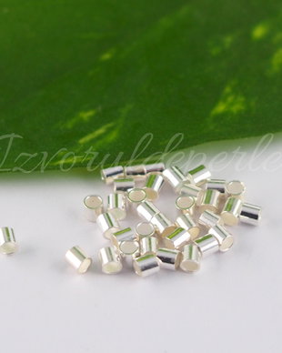Crimp argint 925, 2.2x2.2mm (1)