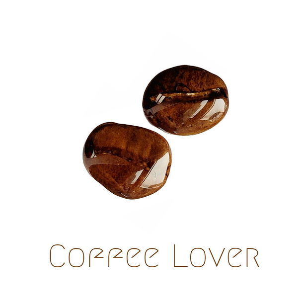 Cercei din argint cu boabe de cafea COFFEE LOVER