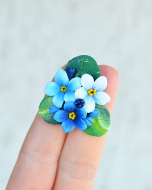 Florile de nu ma uita- Brosa Martisor
