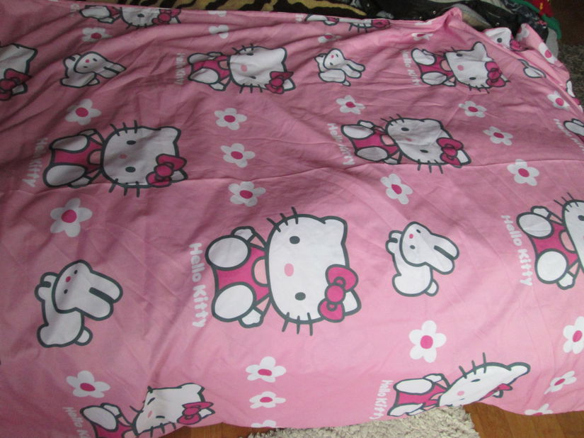 husa plapuma HelloKitty