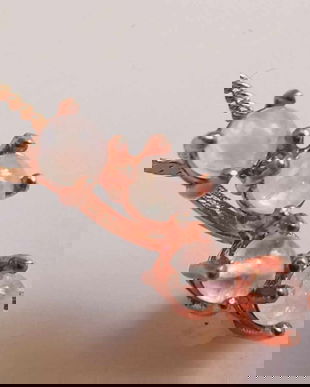 Piatra Lunii Kristal & Aur roz