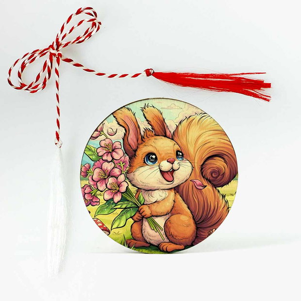 Martisor pentru copii, tema Veverita