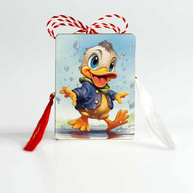 Martisor pentru copii, tema animale: Rață