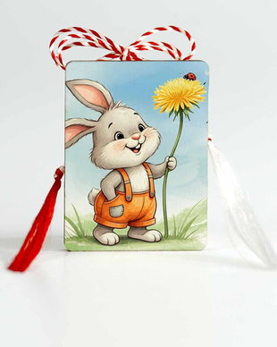 Martisor pentru copii cu Iepuras