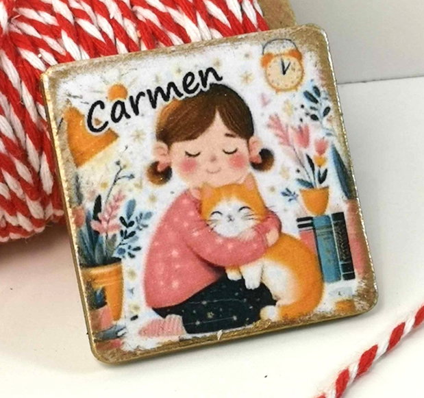 Martisor personalizat cu nume