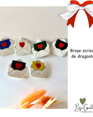 Broșă Scrisoare de Dragoste