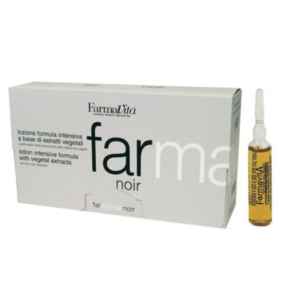 Fiole Tratament Impotriva Caderii Parului - Farmavita Noir, 12 x 8 ml