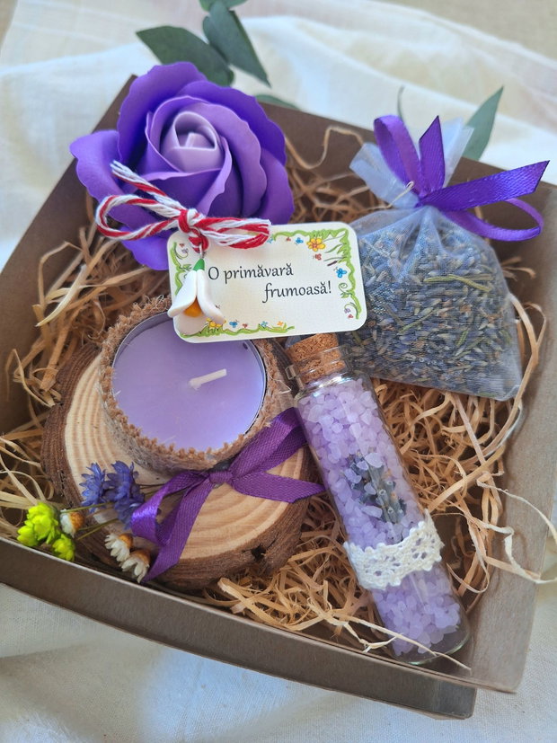 Cadou 1 martie / Cadou 8 martie / Set lavanda