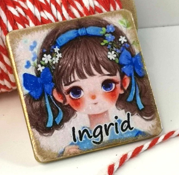 Martisor personalizat cu nume
