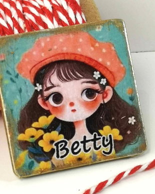 Martisor personalizat cu nume
