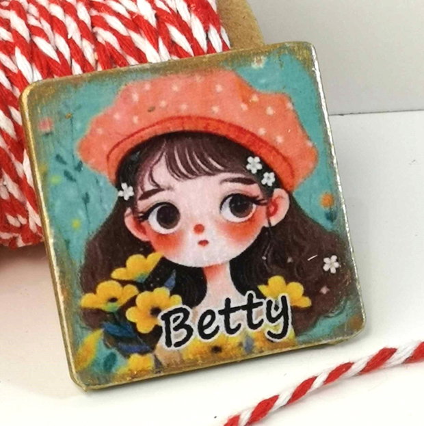 Martisor personalizat cu nume
