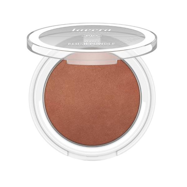 Fard de Obraz Bio Velvet Blush Powder Lavera, nuanta Cashmere Brown 03, 5 g