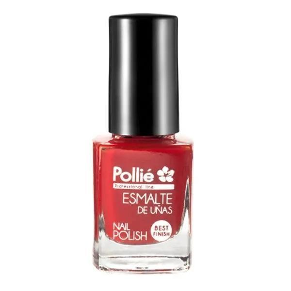 Lac de unghii colorat Rosu Pasional Nail Polish Pollie, oja clasica, 12 ml