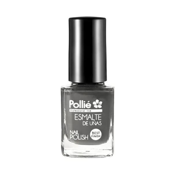 Lac de unghii colorat Gri Mat Nail Polish Pollie, oja clasica - 12 ml