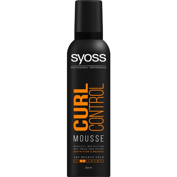 Spuma pentru Bucle Definite - Syoss Professional Performance Curl Control Mousse, 250 ml