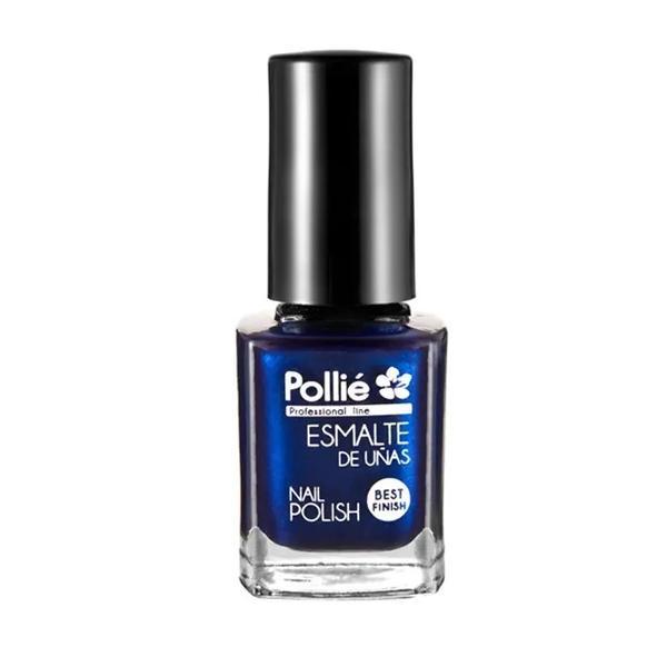 Lac de unghii colorat Albastru Metalizat Nail Polish Pollie, oja clasica, 12 ml