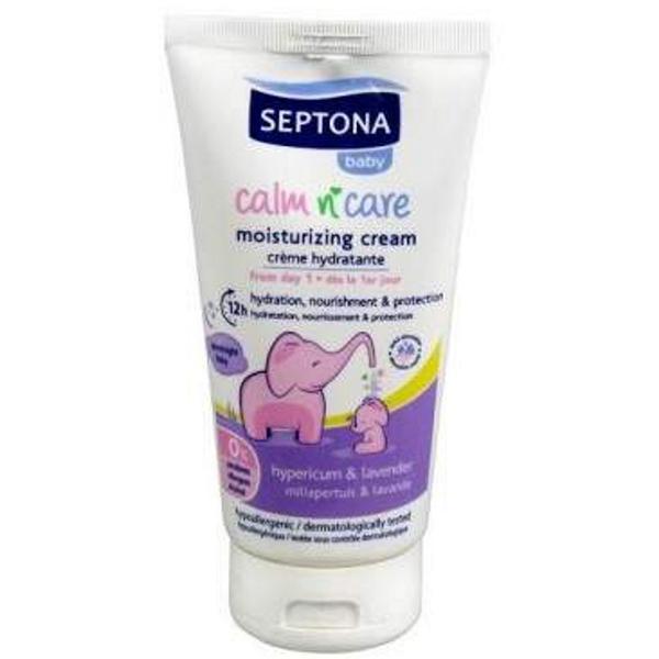 Crema Hidratanta cu Lavanda pentru Copii - Septona Baby Calm&#039;n&#039;Care Moisturizing Cream Hypericum &amp; Lavender, 150 ml