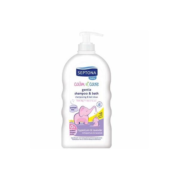 Sampon si Spuma de Baie cu Lavanda si Hipericum pentru Copii - Septona Baby Calm&#039;n&#039;Care Gentle Shampoo&amp;Bath Hypericum&amp;Lavender, 500 ml