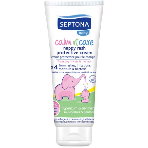 Crema Protectoare pentru Iritatiile Scutecului - Septona Baby Calm&#039;n&#039;Care Nappy Rash Protective Cream with Hypericum and Panthenol, 100 ml