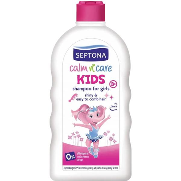 Sampon pentru Fetite - Septona Calm&#039;n&#039;Care Kids Shampoo for Girls, 500 ml