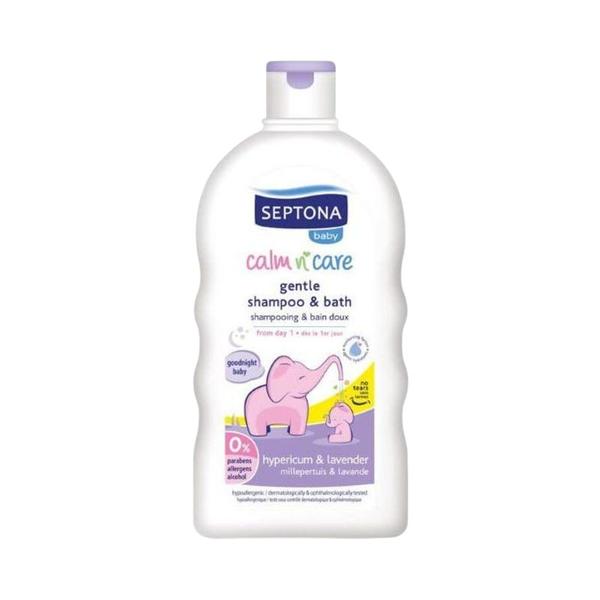 Sampon si Spuma de Baie cu Lavanda pentru Copii - Septona Baby Calm&#039;n&#039;Care Gentle Shampoo &amp; Bath, 200 ml